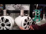 KM Marine 8" (200 mm) Tower Coaxial Speaker System with White LED Grills