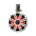 KM Marine 8" (200 mm) Tower Coaxial Speaker System with White LED Grills
