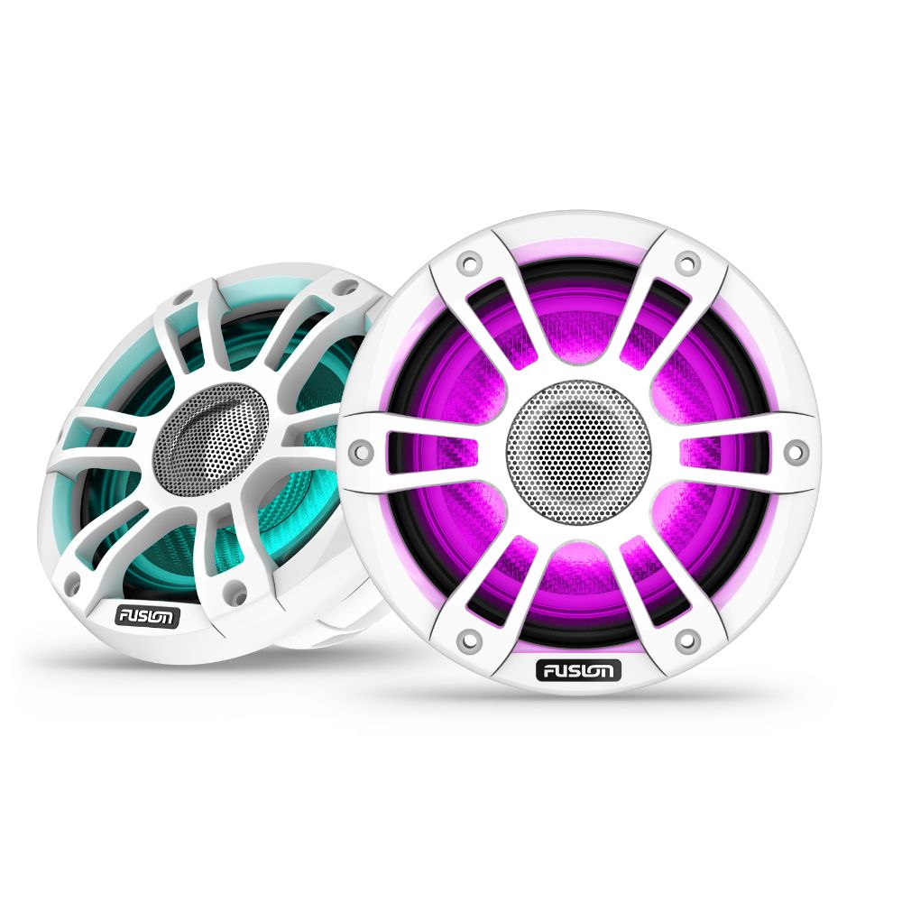 Fusion SG-FL653SPW 6.5" 3i CRGBW LED Speakers 230W - Sports White